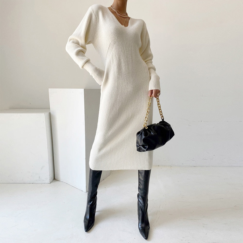 sachin and babi light blue dress 30 Best womens white sweater dresses for crisp Winter chic style main image 0