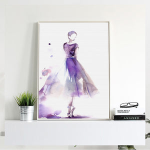 
                  
                    Watercolour Dancing Girl Canvas Painting
                  
                