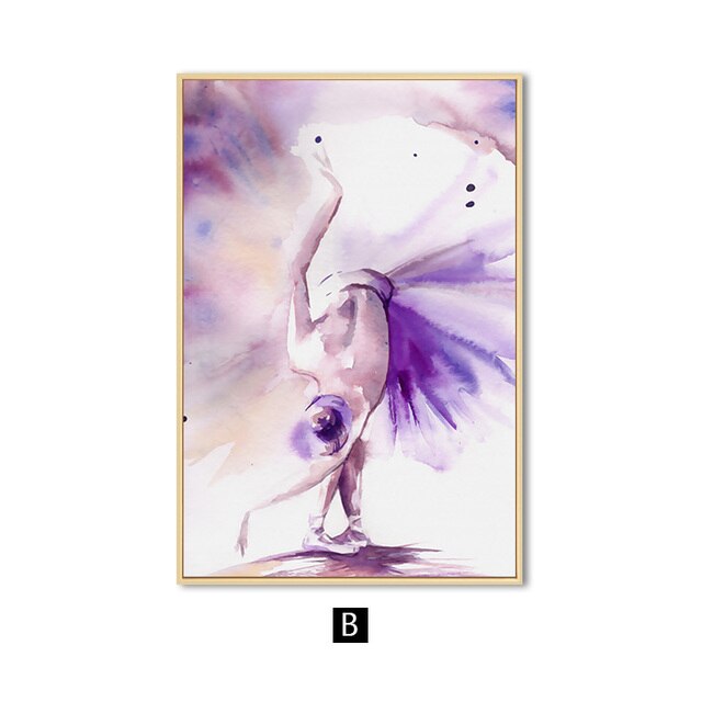 
                  
                    Watercolour Dancing Girl Canvas Painting
                  
                