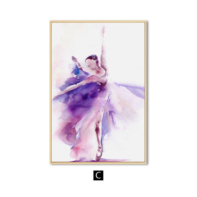 
                  
                    Watercolour Dancing Girl Canvas Painting
                  
                