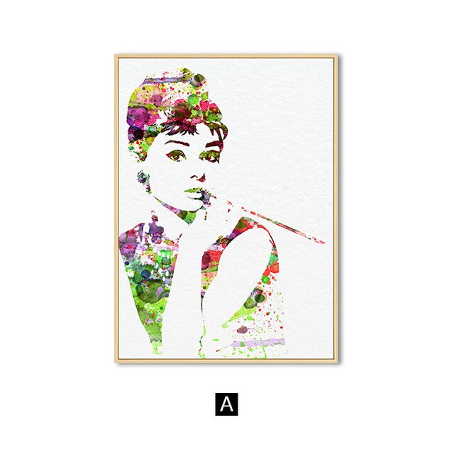 
                  
                    Audrey Hepburn Abstract Wall Art
                  
                