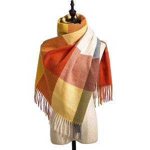 
                  
                    Women's Cashmere Plaid Scarf
                  
                