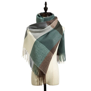 
                  
                    Women's Cashmere Plaid Scarf
                  
                