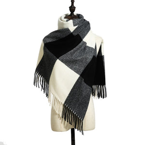 
                  
                    Women's Cashmere Plaid Scarf
                  
                