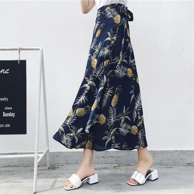 
                  
                    Bohemian High Waist Floral Print Summer Skirts
                  
                