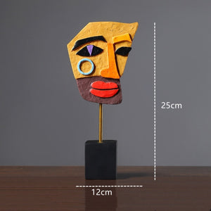 
                  
                    Abstract Face Bookshelf Carving Ornament
                  
                