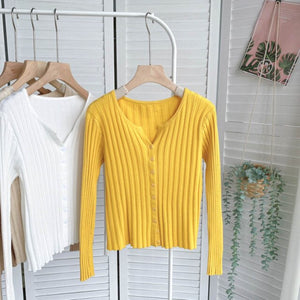 
                  
                    Casual Single Breasted Cropped Women's Cardigan Sweater
                  
                