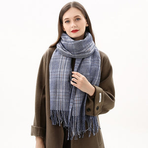 
                  
                    Luxury Plaid Winter Cashmere Women's Scarf
                  
                