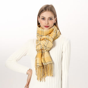 
                  
                    Luxury Plaid Winter Cashmere Women's Scarf
                  
                