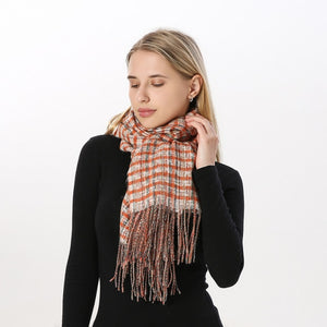 
                  
                    Luxury Plaid Winter Cashmere Women's Scarf
                  
                