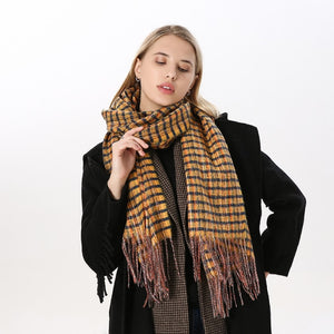 
                  
                    Luxury Plaid Winter Cashmere Women's Scarf
                  
                