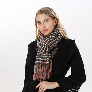 
                  
                    Luxury Plaid Winter Cashmere Women's Scarf
                  
                