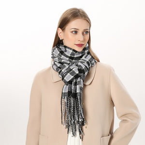 
                  
                    Luxury Plaid Winter Cashmere Women's Scarf
                  
                