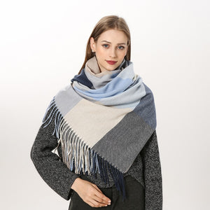 
                  
                    Luxury Plaid Winter Cashmere Women's Scarf
                  
                