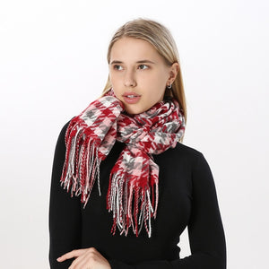 
                  
                    Luxury Plaid Winter Cashmere Women's Scarf
                  
                