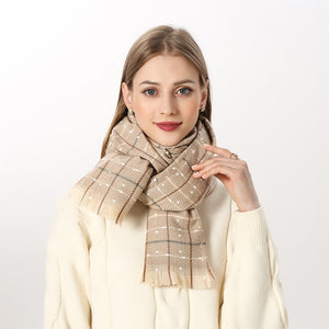 
                  
                    Luxury Plaid Winter Cashmere Women's Scarf
                  
                